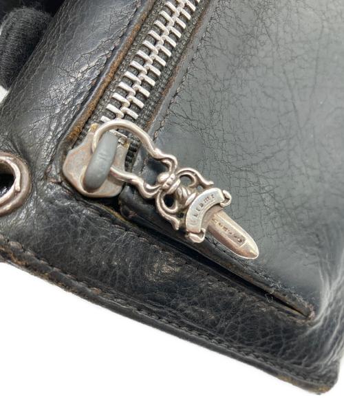 CHROME HEARTS（クロムハーツ）CHROME HEARTS (クロムハーツ) ウェーブウォレット ブラックの古着・服飾アイテム