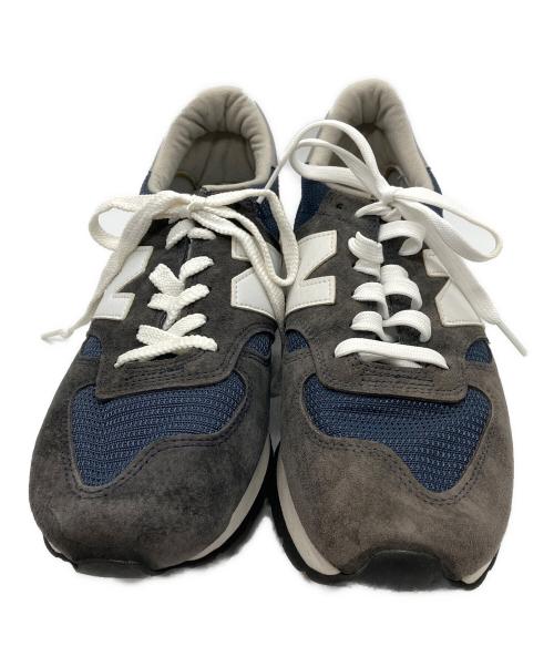 NEW BALANCE（ニューバランス）NEW BALANCE (ニューバランス) スニーカー ブラウン×ネイビー サイズ:27の古着・服飾アイテム