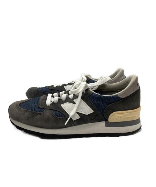 NEW BALANCE（ニューバランス）NEW BALANCE (ニューバランス) スニーカー ブラウン×ネイビー サイズ:27の古着・服飾アイテム