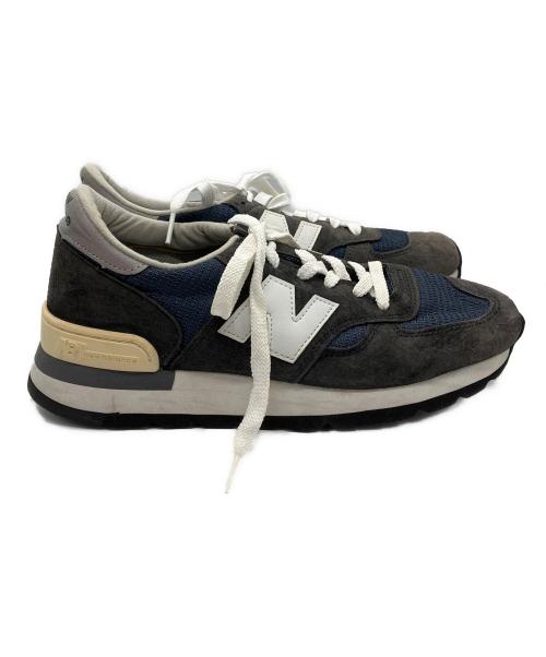 NEW BALANCE（ニューバランス）NEW BALANCE (ニューバランス) スニーカー ブラウン×ネイビー サイズ:27の古着・服飾アイテム
