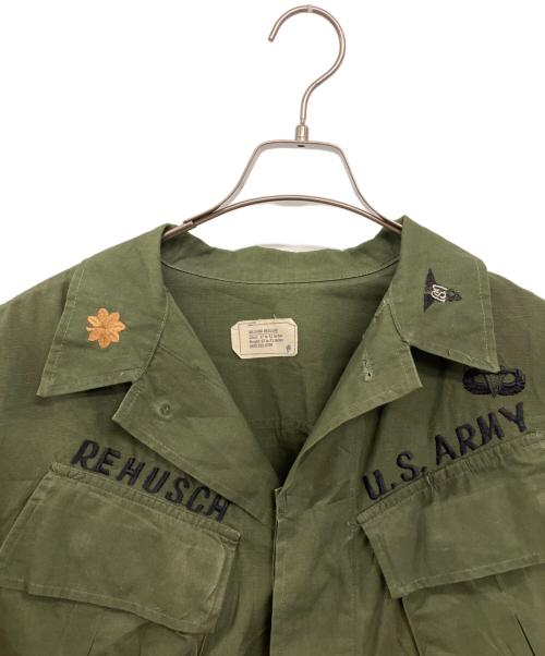 U.S.ARMY（ユーエスアーミー）U.S.ARMY (ユーエスアーミー) Jungle fatigue jacket カーキ サイズ:MEDIUMの古着・服飾アイテム