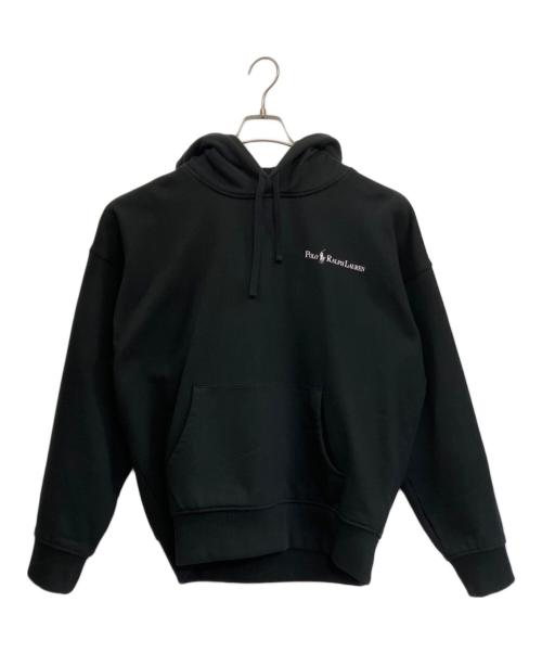 POLO RALPH LAUREN（ポロ・ラルフローレン）POLO RALPH LAUREN (ポロ・ラルフローレン) プルオーバーパーカー ブラック サイズ:Mの古着・服飾アイテム