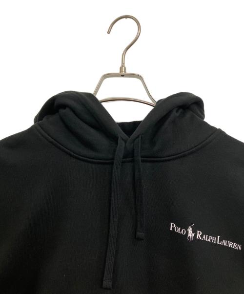 POLO RALPH LAUREN（ポロ・ラルフローレン）POLO RALPH LAUREN (ポロ・ラルフローレン) プルオーバーパーカー ブラック サイズ:Mの古着・服飾アイテム