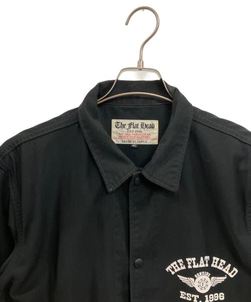 FLAT HEAD（フラット ヘッド）FLAT HEAD (フラット ヘッド) コーチジャケット ブラック サイズ:40の古着・服飾アイテム