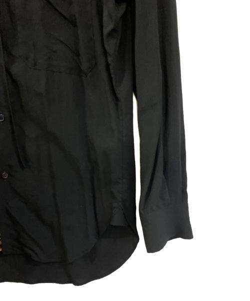 Y's（ワイズ）Y's (ワイズ) 長袖シャツ ブラック×ベージュ サイズ:1 未使用品の古着・服飾アイテム