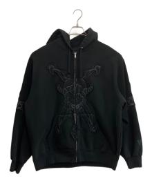 Y's×SUPREME（ワイズ×シュプリーム）の古着「ジップパーカー」｜ブラック
