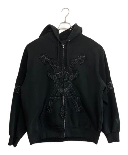 Y's（ワイズ）Y's (ワイズ) Supreme (シュプリーム) ジップパーカー ブラック サイズ:L 未使用品の古着・服飾アイテム