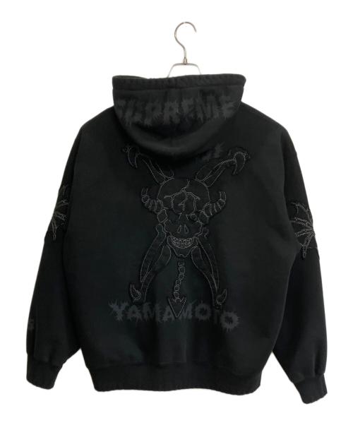 Y's（ワイズ）Y's (ワイズ) Supreme (シュプリーム) ジップパーカー ブラック サイズ:L 未使用品の古着・服飾アイテム