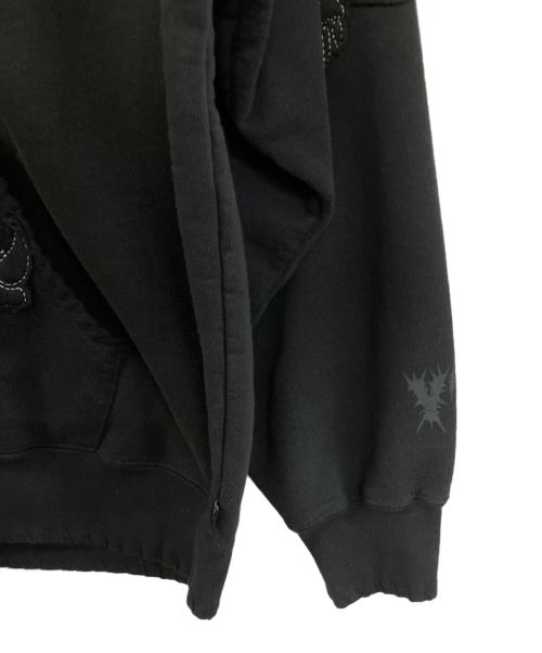 Y's（ワイズ）Y's (ワイズ) Supreme (シュプリーム) ジップパーカー ブラック サイズ:L 未使用品の古着・服飾アイテム
