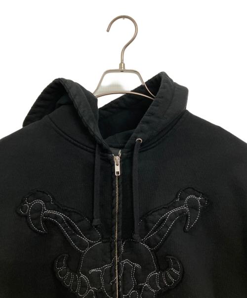 Y's（ワイズ）Y's (ワイズ) Supreme (シュプリーム) ジップパーカー ブラック サイズ:L 未使用品の古着・服飾アイテム