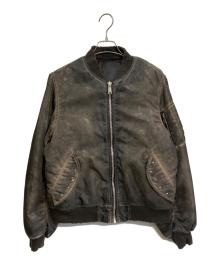 BELVET（ベルベット）の古着「Faded MA-1 Bomber Jacket」｜ダークブラウン