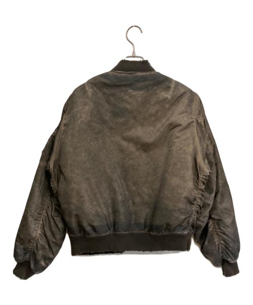 BELVET（ベルベット）BELVET (ベルベット) Faded MA-1 Bomber Jacket ダークブラウン サイズ:Mの古着・服飾アイテム
