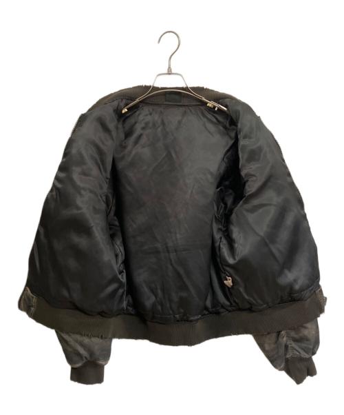 BELVET（ベルベット）BELVET (ベルベット) Faded MA-1 Bomber Jacket ダークブラウン サイズ:Mの古着・服飾アイテム