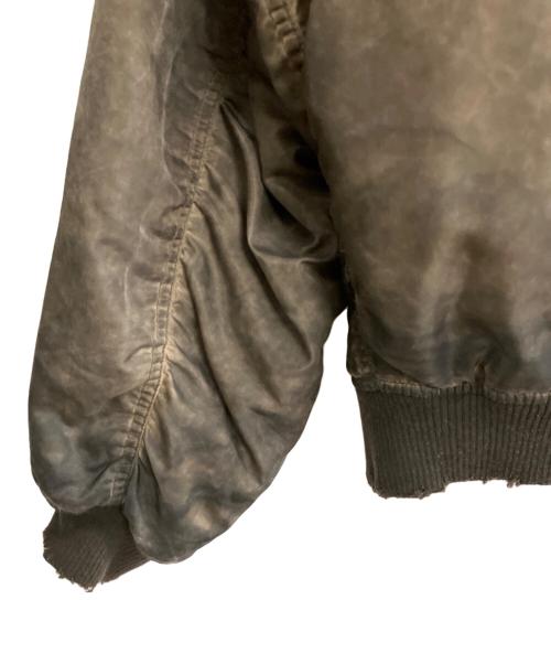 BELVET（ベルベット）BELVET (ベルベット) Faded MA-1 Bomber Jacket ダークブラウン サイズ:Mの古着・服飾アイテム