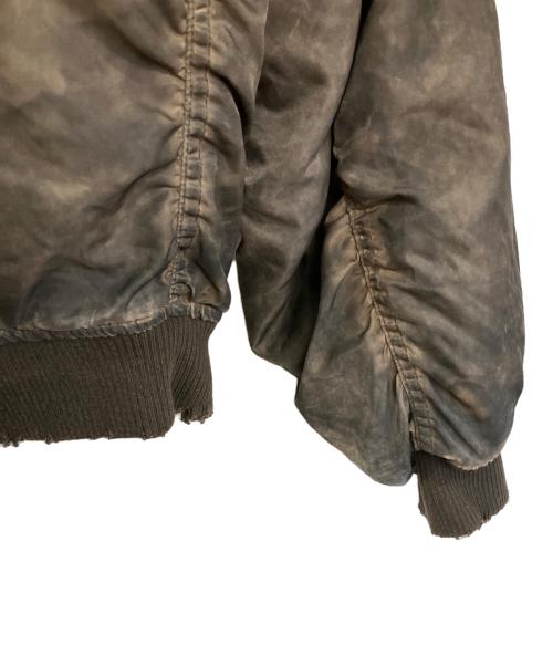 BELVET（ベルベット）BELVET (ベルベット) Faded MA-1 Bomber Jacket ダークブラウン サイズ:Mの古着・服飾アイテム