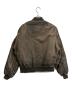 BELVET (ベルベット) Faded MA-1 Bomber Jacket ダークブラウン サイズ:M：14000円