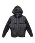 DIESEL（ディーゼル）の古着「ナイロンジップパーカー」｜ブラック