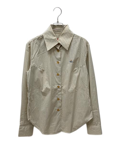 Vivienne Westwood RED LABEL（ヴィヴィアンウエストウッドレッドレーベル）Vivienne Westwood RED LABEL (ヴィヴィアンウエストウッドレッドレーベル) 長袖シャツ ベージュ サイズ:Lの古着・服飾アイテム