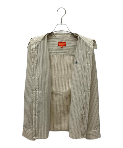 Vivienne Westwood RED LABEL（ヴィヴィアンウエストウッドレッドレーベル）Vivienne Westwood RED LABEL (ヴィヴィアンウエストウッドレッドレーベル) 長袖シャツ ベージュ サイズ:Lの古着・服飾アイテム