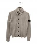 STONE ISLANDストーンアイランド）の古着「ハイネックニットカーディガン」｜ブラウン