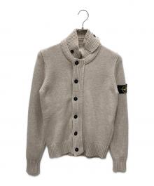 STONE ISLAND（ストーンアイランド）の古着「ハイネックニットカーディガン」｜ブラウン
