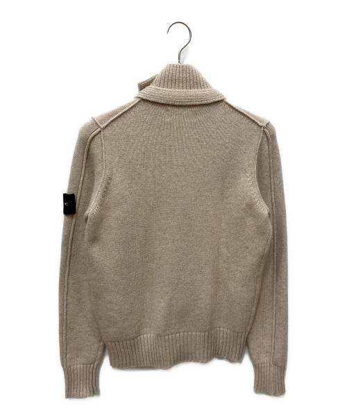 STONE ISLAND（ストーンアイランド）STONE ISLAND (ストーンアイランド) ハイネックニットカーディガン ブラウン サイズ:XSの古着・服飾アイテム