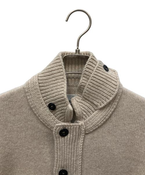 STONE ISLAND（ストーンアイランド）STONE ISLAND (ストーンアイランド) ハイネックニットカーディガン ブラウン サイズ:XSの古着・服飾アイテム