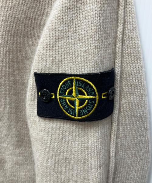 STONE ISLAND（ストーンアイランド）STONE ISLAND (ストーンアイランド) ハイネックニットカーディガン ブラウン サイズ:XSの古着・服飾アイテム