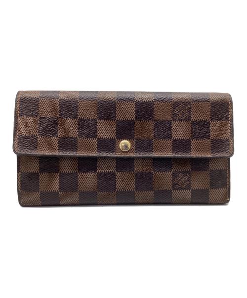 LOUIS VUITTON（ルイ ヴィトン）LOUIS VUITTON (ルイ ヴィトン) ポルトフォイユ・サラ ブラウンの古着・服飾アイテム
