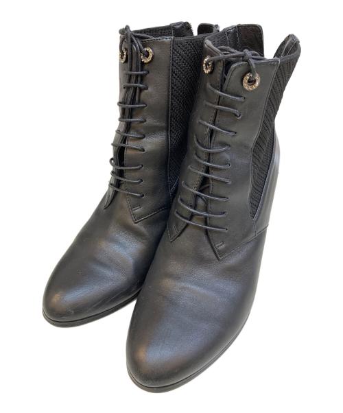 MACKINTOSH LONDON（マッキントッシュ ロンドン）MACKINTOSH LONDON (マッキントッシュ ロンドン) ショートブーツ ブラック サイズ:23の古着・服飾アイテム