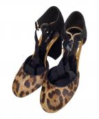 ETROエトロ）の古着「ハイヒールパンプス」｜ブラウン×ブラック