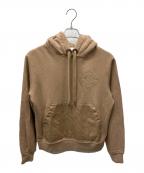 BURBERRYバーバリー）の古着「プルオーバーパーカー」｜ベージュ