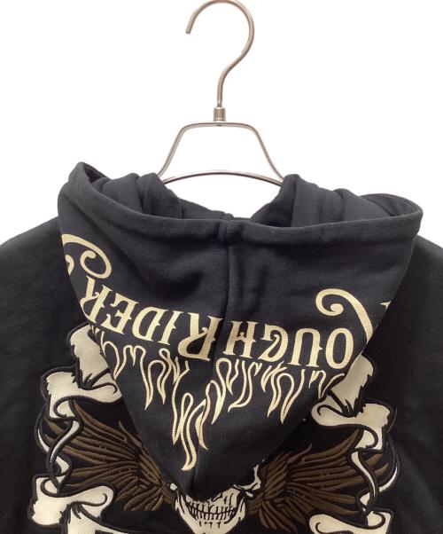 VANSON（バンソン）VANSON (バンソン) ジップパーカー ブラック サイズ:Lの古着・服飾アイテム