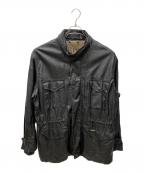 Barbourバブアー）の古着「DURALINEN SAPPER JACKET」｜ブラック