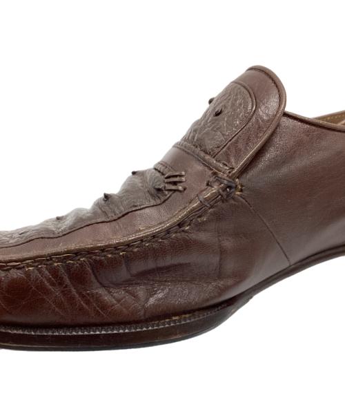 Christian Dior MONSIEUR（クリスチャンディオールムッシュ）Christian Dior MONSIEUR (クリスチャンディオールムッシュ) レザーローファー ブラウン サイズ:25.5の古着・服飾アイテム