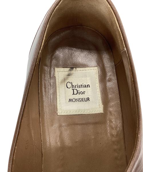Christian Dior MONSIEUR（クリスチャンディオールムッシュ）Christian Dior MONSIEUR (クリスチャンディオールムッシュ) レザーローファー ブラウン サイズ:25.5の古着・服飾アイテム