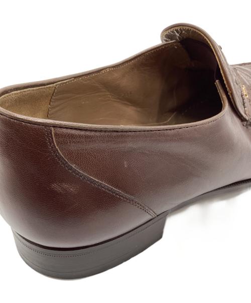 Christian Dior MONSIEUR（クリスチャンディオールムッシュ）Christian Dior MONSIEUR (クリスチャンディオールムッシュ) レザーローファー ブラウン サイズ:25.5の古着・服飾アイテム