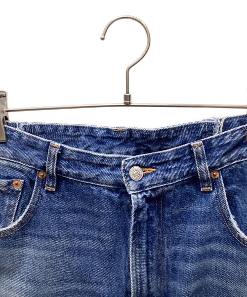 MM6 Maison Margiela（エムエムシックスメゾンマルジェラ）MM6 Maison Margiela (エムエムシックスメゾンマルジェラ) カットオフデニム インディゴ サイズ:40の古着・服飾アイテム