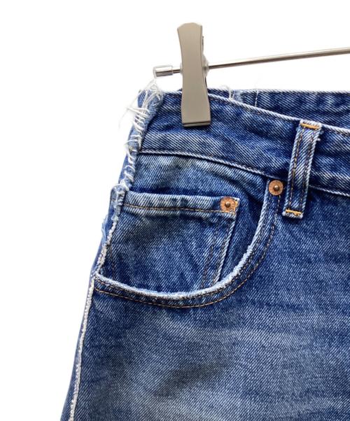 MM6 Maison Margiela（エムエムシックスメゾンマルジェラ）MM6 Maison Margiela (エムエムシックスメゾンマルジェラ) カットオフデニム インディゴ サイズ:40の古着・服飾アイテム