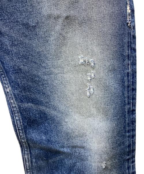 MM6 Maison Margiela（エムエムシックスメゾンマルジェラ）MM6 Maison Margiela (エムエムシックスメゾンマルジェラ) カットオフデニム インディゴ サイズ:40の古着・服飾アイテム