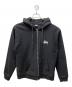 stussy（ステューシー）の古着「BASIC STÜSSY ZIP HOODIE」｜ブラック