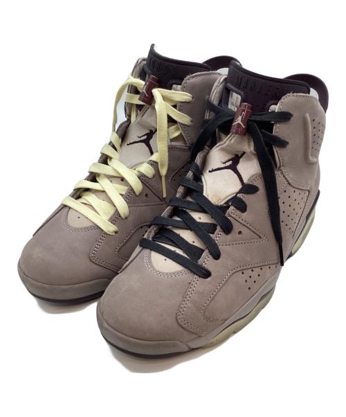 NIKE（ナイキ）NIKE (ナイキ) A Ma Maniere (ア・マ・マニエール) AIR JORDAN 6 RETRO SP AMM ベージュ×ブラウン サイズ:26.5の古着・服飾アイテム