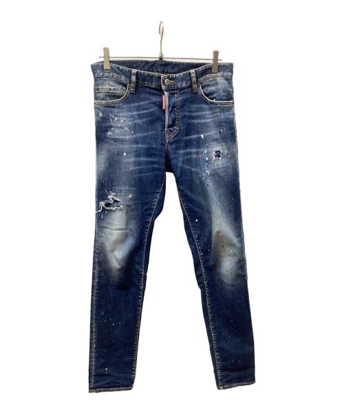 DSQUARED2（ディースクエアード）DSQUARED2 (ディースクエアード) デニムパンツ インディゴ サイズ:46の古着・服飾アイテム
