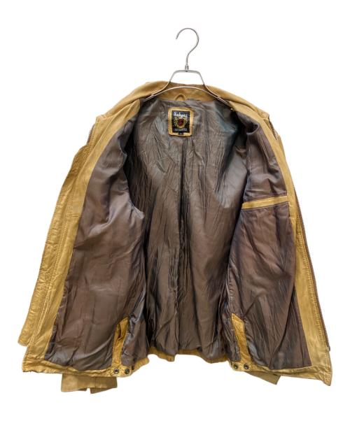 Schott（ショット）Schott (ショット) ラムレザージャケット ベージュ サイズ:Ｌの古着・服飾アイテム
