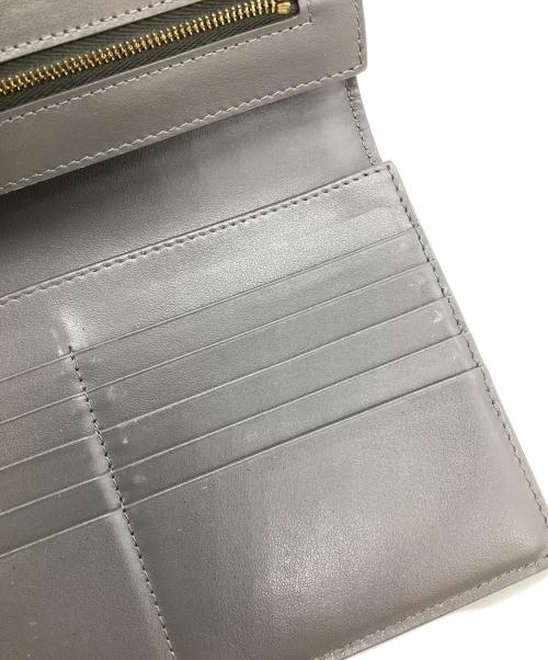 CELINE（セリーヌ）CELINE (セリーヌ) ラージストラップウォレット グレーの古着・服飾アイテム