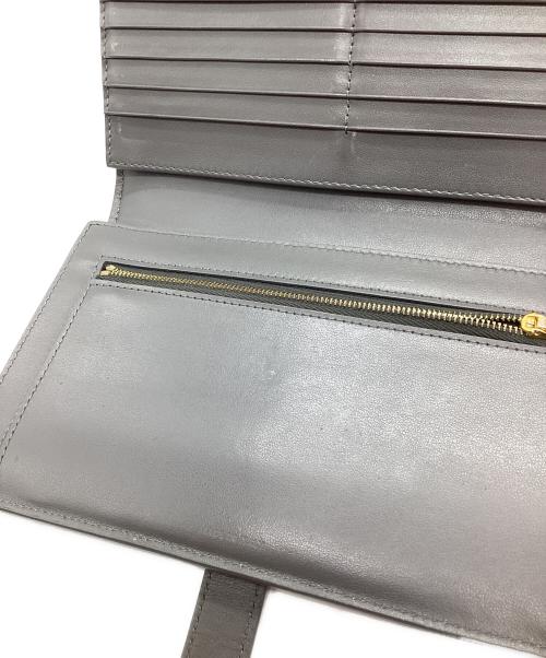 CELINE（セリーヌ）CELINE (セリーヌ) ラージストラップウォレット グレーの古着・服飾アイテム