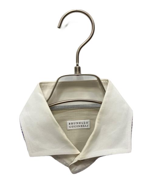 BRUNELLO CUCINELLI（ブルネロクチネリ）BRUNELLO CUCINELLI (ブルネロクチネリ) ドレスシャツ パープル サイズ:Mの古着・服飾アイテム