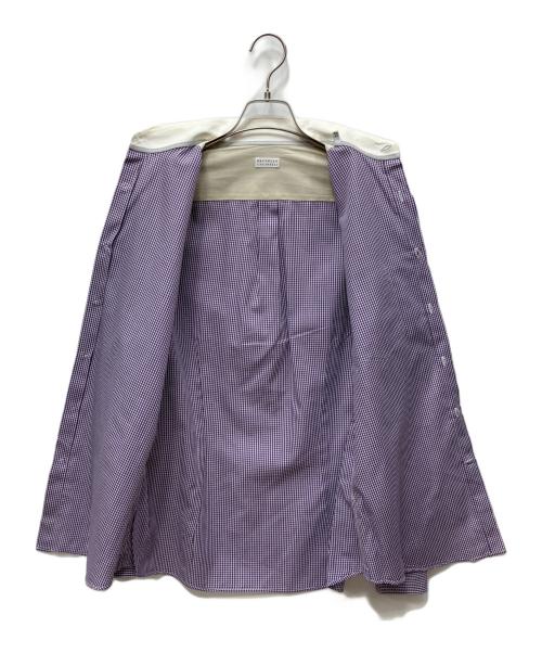 BRUNELLO CUCINELLI（ブルネロクチネリ）BRUNELLO CUCINELLI (ブルネロクチネリ) ドレスシャツ パープル サイズ:Mの古着・服飾アイテム