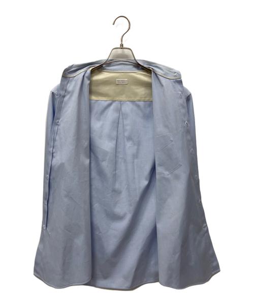 BRUNELLO CUCINELLI（ブルネロクチネリ）BRUNELLO CUCINELLI (ブルネロクチネリ) ドレスシャツ スカイブルー サイズ:Mの古着・服飾アイテム