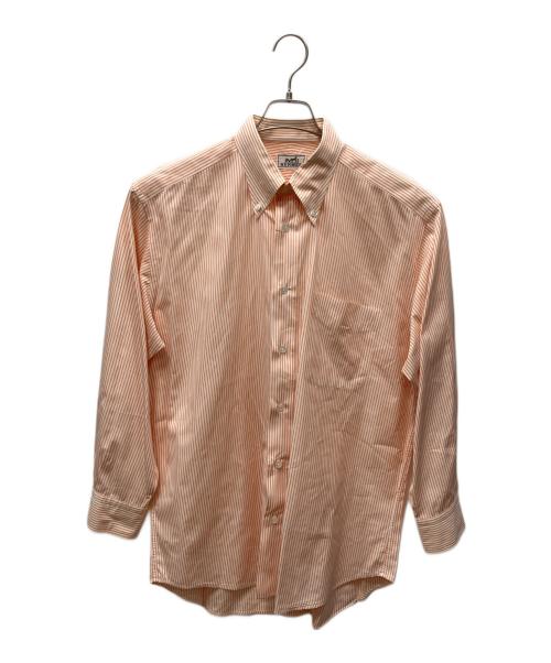 HERMES（エルメス）HERMES (エルメス) ドレスシャツ オレンジ サイズ:Lの古着・服飾アイテム